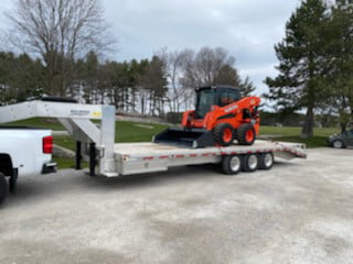 skid loader transport